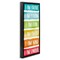Stupell Industries Fun Inspirational Rainbow Phrases Framed Floater Canvas Wall Art